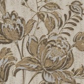 Murella Architexture M7014 Çiçek Desenli Tekstil Tabanlı İtalyan Duvar Kağıdı 7 m2
